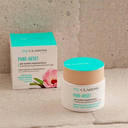 CLARINS PURE-RESET - Gel matité imperfections - Peaux grasses & CLARINS PURE-RESET - Gel matité imperfections - Peaux grasses &